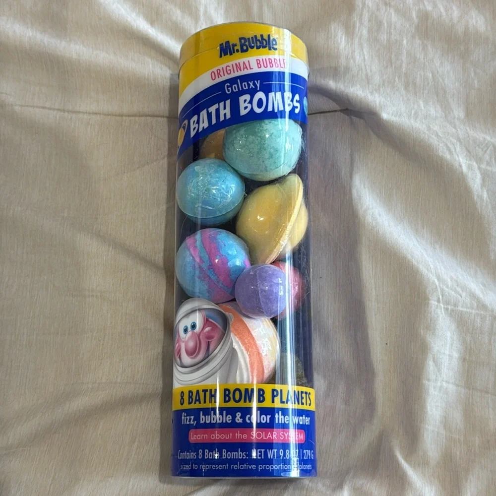 Mr. Bubble Galaxy Bath Bombs 8-Piece Planet Set